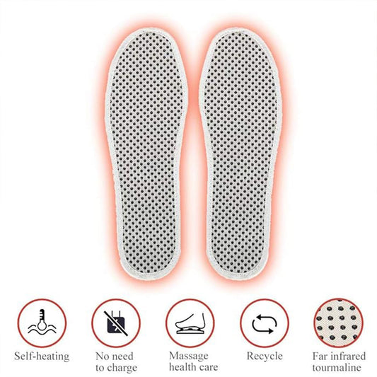 Massage Magnetic Self Heating Insole Shoe, Heating Insole for Women Men - Unisex Warm Insole - Thermal Insoles - Tourmaline Self Heating Shoe Inserts - Warm Shoe Pad (1 Pair) Your Brand
