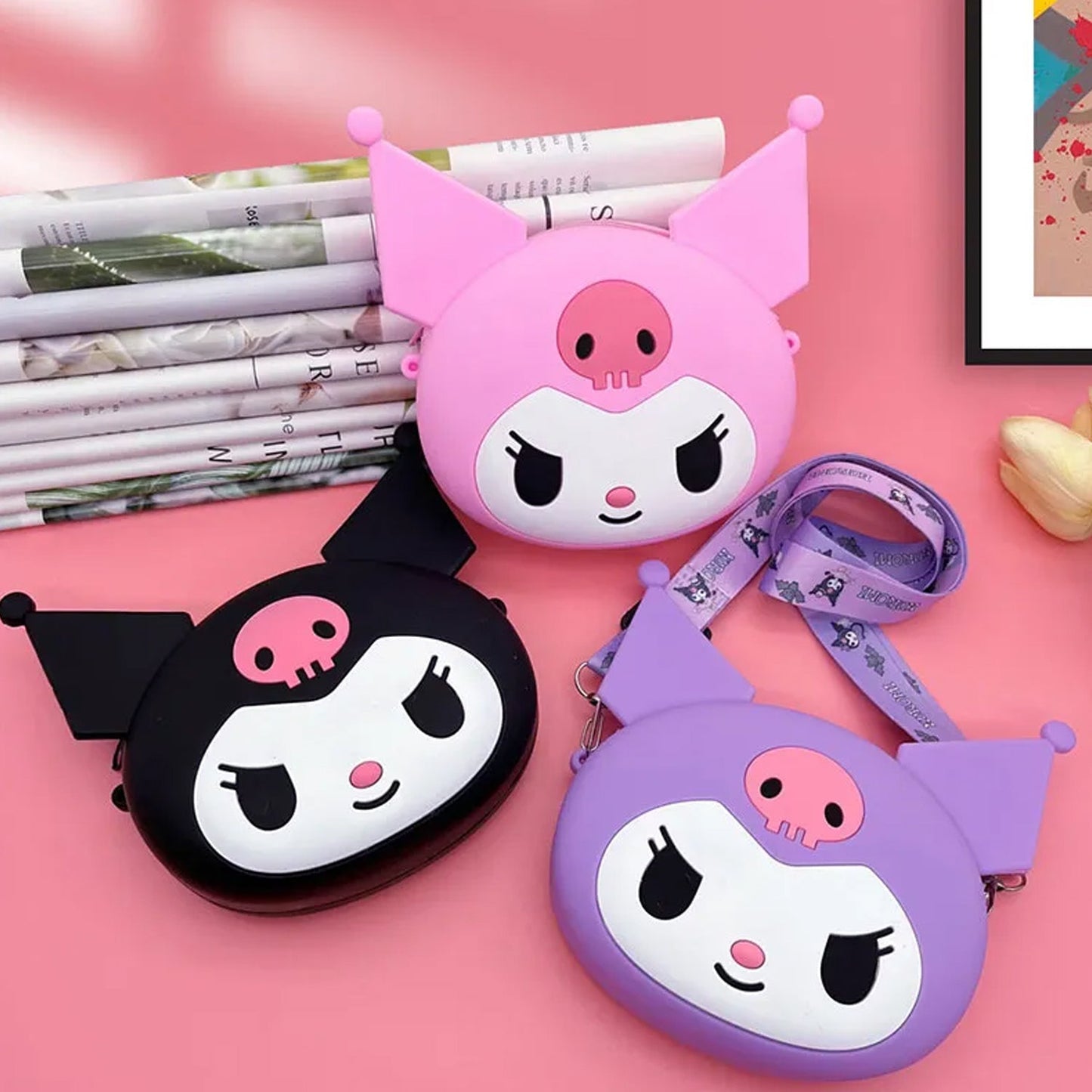 Cute Cartoon Girls' Backpack, Shoulder Bag /  Purse, Portable, Mini Silicone Handbag Girls, Children's Bag/Purse for Girls Women, Gift Girls Bag Accessories (1 Pc Mix Color ) Your Brand