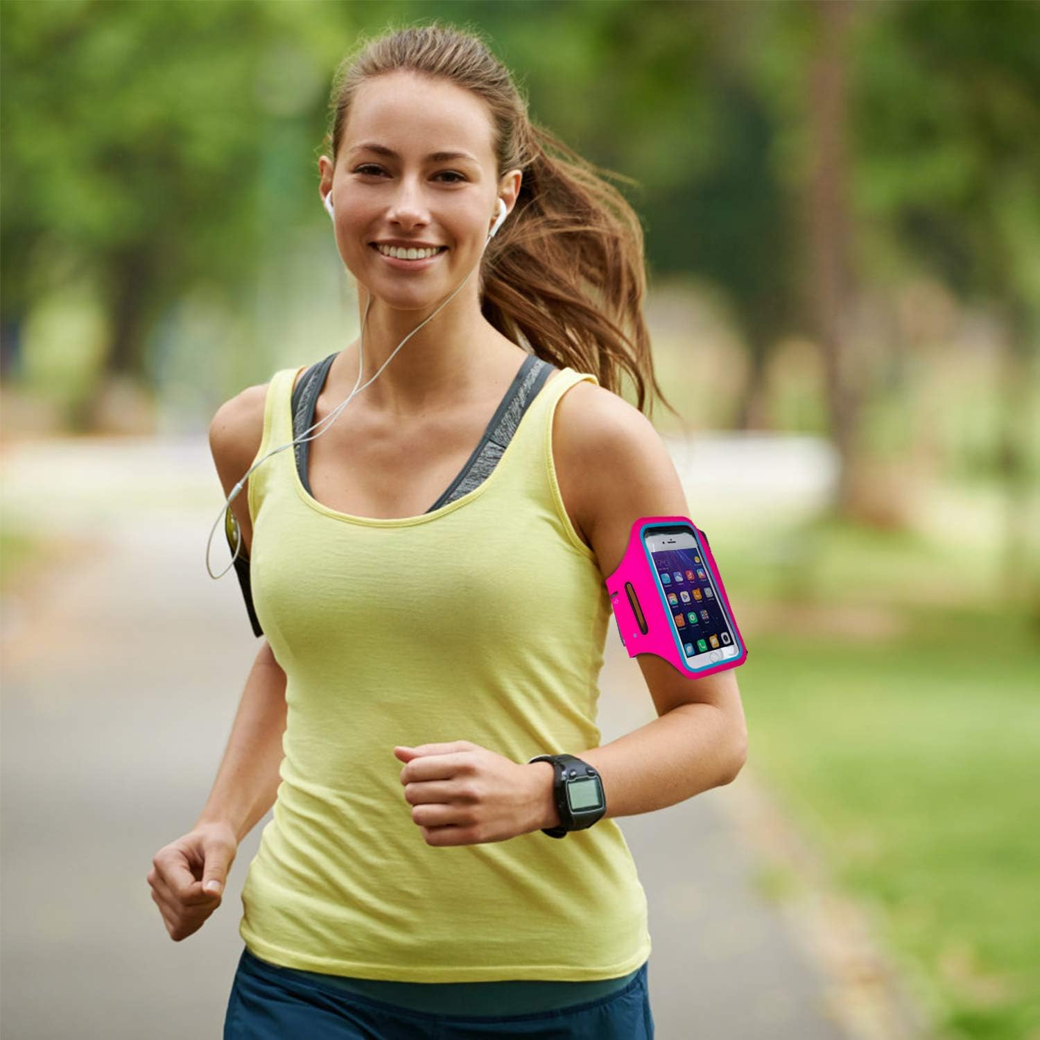 Sports Wrist Bag Running Arm Band Running Armband Phone Arm Pouch Case Cellphone Arm Band Phone Arm Case Holder Sports Phone Armbands Running Phone Holder (1 Pc) Your Brand