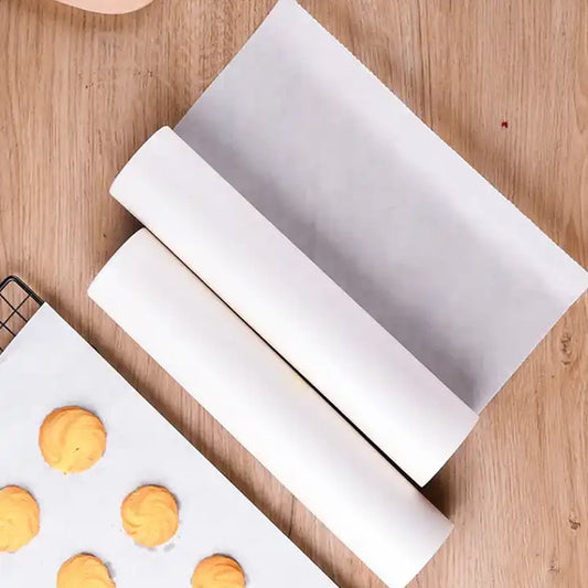 Non-Stick Parchment Paper: Easy Cleanup for Baking, Grilling & More (Microwave & Oven Safe / 5 MTR) Your Brand