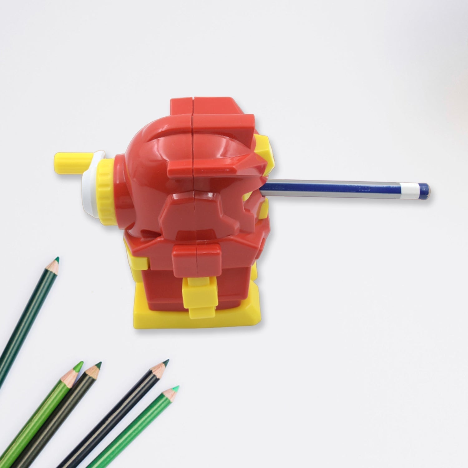Sharpener for Pencil with Removable Tray Hardiness Steel Cutter, Kids Teddy Shaped Pencil Sharpener Machine, Birthday Return Gift Stationary Gifts Your Brand