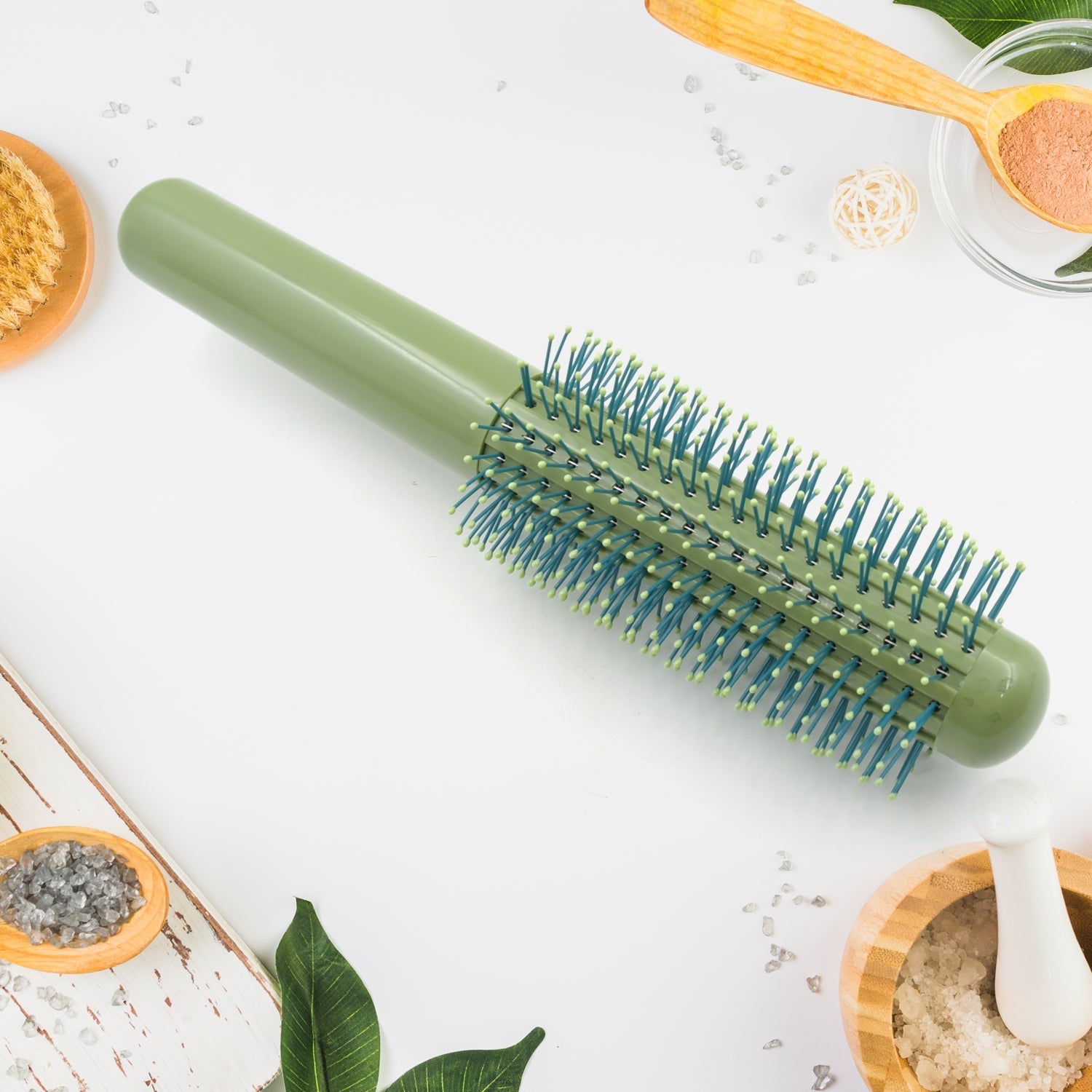 Massage Comb, Air Cushion Massage Hair Brush Ergonomic Matt Disappointment for Straight Curly Hair Cushion Curly Hair Comb for All Hair Types, Home Salon DIY Hairdressing Tool  (1 Pc) Your Brand