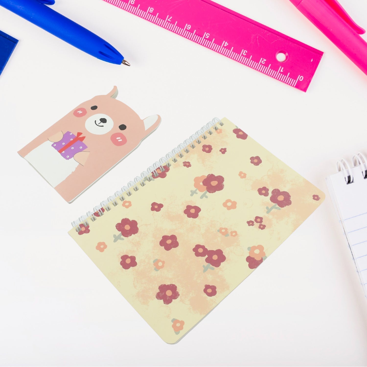 Cartoon Stationery Box  Cartoon Design School Box Book , diary , Pen , Eraser, Sharpner , Sticker & Pen Refill Student Gift School box  (1 box) Your Brand