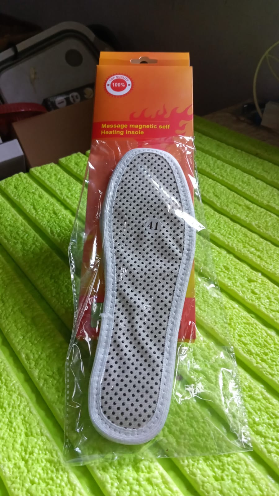 Massage Magnetic Self Heating Insole Shoe, Heating Insole for Women Men - Unisex Warm Insole - Thermal Insoles - Tourmaline Self Heating Shoe Inserts - Warm Shoe Pad (1 Pair) Your Brand