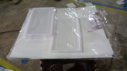 3 Layer Transparent Shoes Storage Box Plastic Stackable Shoe Storage (1 Set / 3 Layer) Your Brand