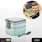 Plastic Green Lunch Box