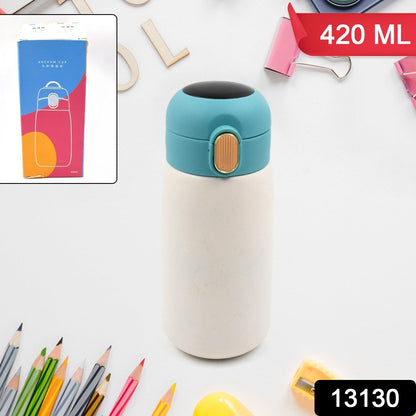Smart Vacuum Insulated Water Bottle with LED Temperature Display (420 ML / Mix Design & Color) Your Brand