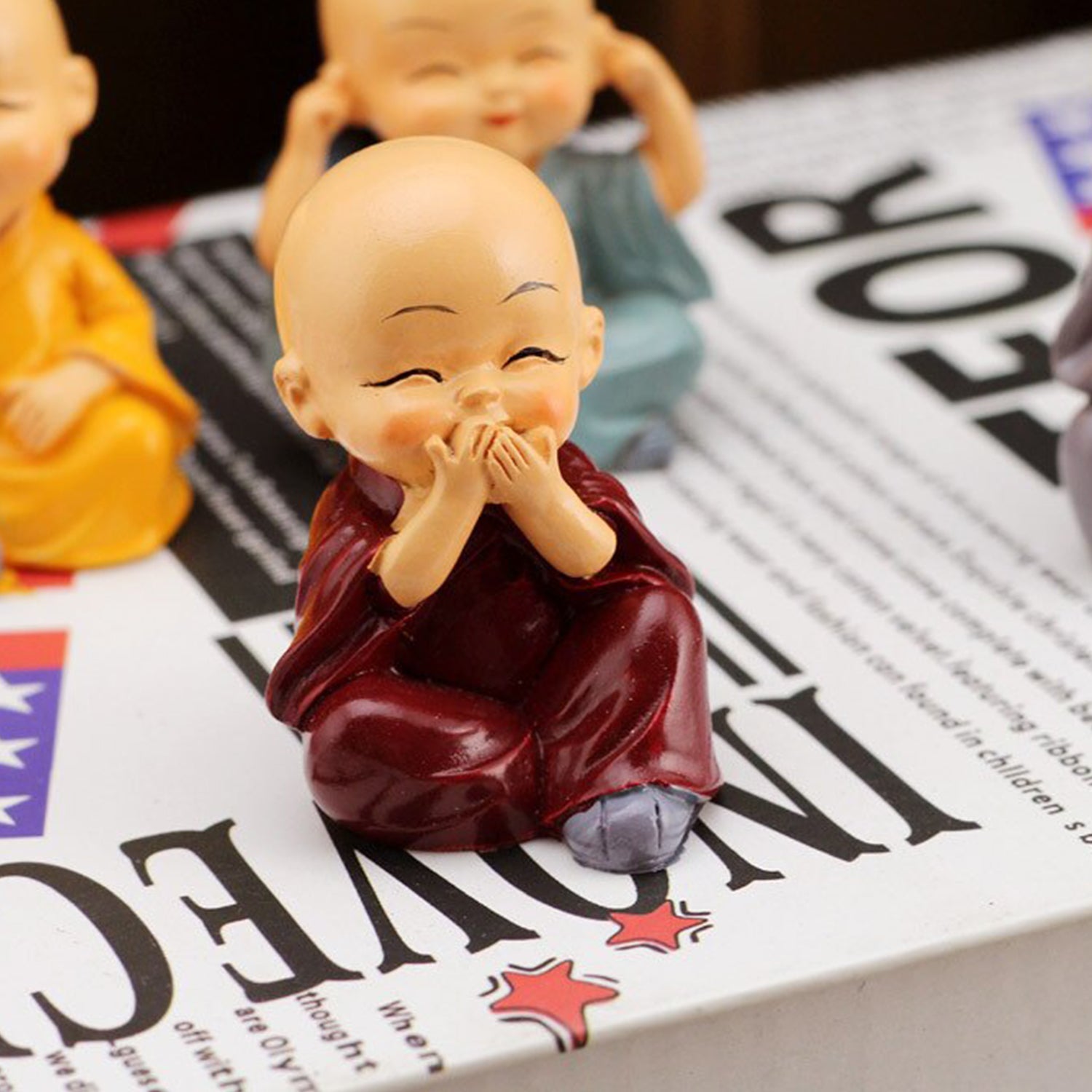 Baby Buddha 4Pc and show piece used for house, office and official decorations etc. Your Brand