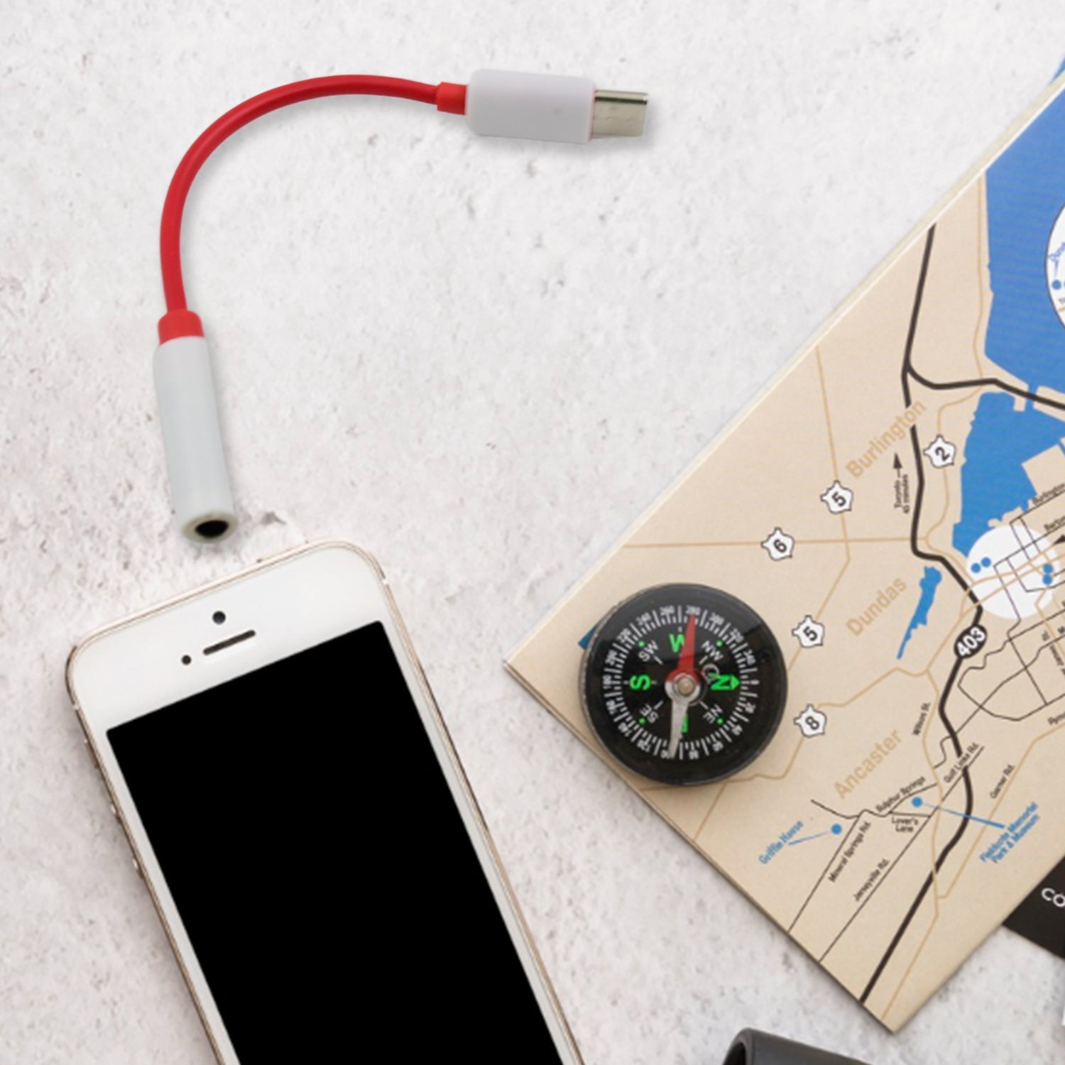Usb Type C To Headphone Jack Audio Connector (1 Pc) Wukusy