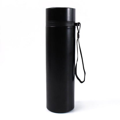 Double Wall Stainless Steel Water Bottle Screen Smart Temperature Display (500ml) Wukusy