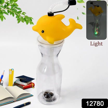 Party Props Birthday Return Gifts For Kids |Animal Shape Straw Sipper Bottle For Kids|Kids Return Gifts For Birthday|Straw Bottle For Kids Multicolor Your Brand