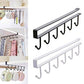 Under Shelf Hanging Hooks Organizer Rack | Kitchen Cup & Utensil Holder