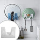 Multifunction Kitchen Rack: Plate, Dish Rack, Pot Lid Holder (Wall Mounted)