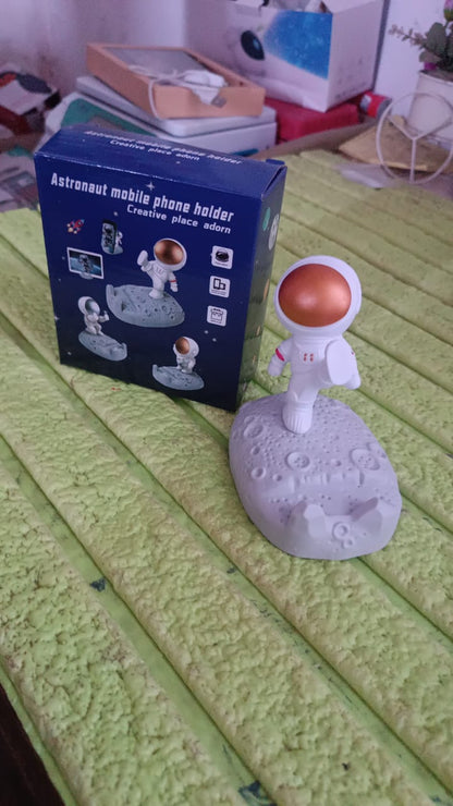 Mobile Holder Astronaut Phone Stand Planet Creative Fun 3D Design (1 Pc / Mix Design) Your Brand