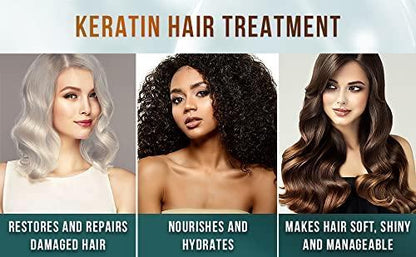 Keratin Cream Hair Mask, Moisturizing and Smoothing for Dry Damaged Frizzy Hairs (Girls/Boys) Roposo Clout