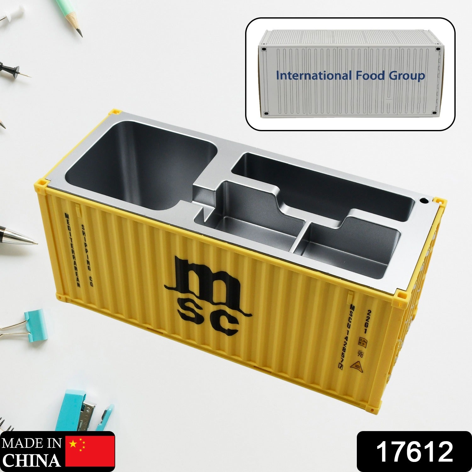 Shipping Container Pen Holder Shipping Container Model Pen Name Cardholder Simulated Container Model For Business Gift Your Brand