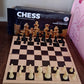 Folding Wooden Chess Board Set (30 × 30 Cm / 1 Set)