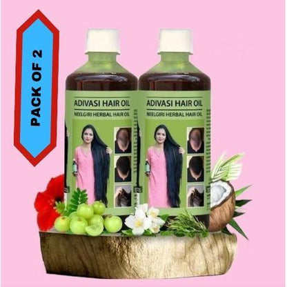 Adivasi Neelgiri Herbal Hair Oil 125ML (Pack of 2) Roposo Clout