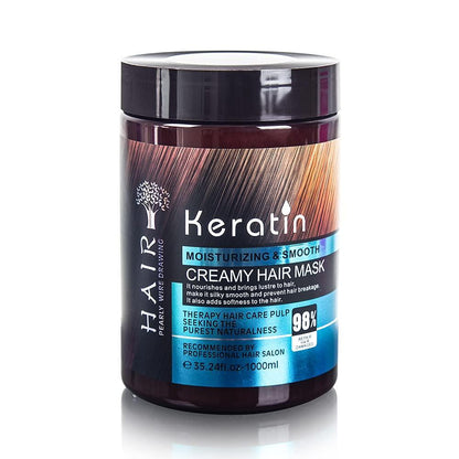 Keratin Cream Hair Mask, Moisturizing and Smoothing for Dry Damaged Frizzy Hairs (Girls/Boys) Roposo Clout