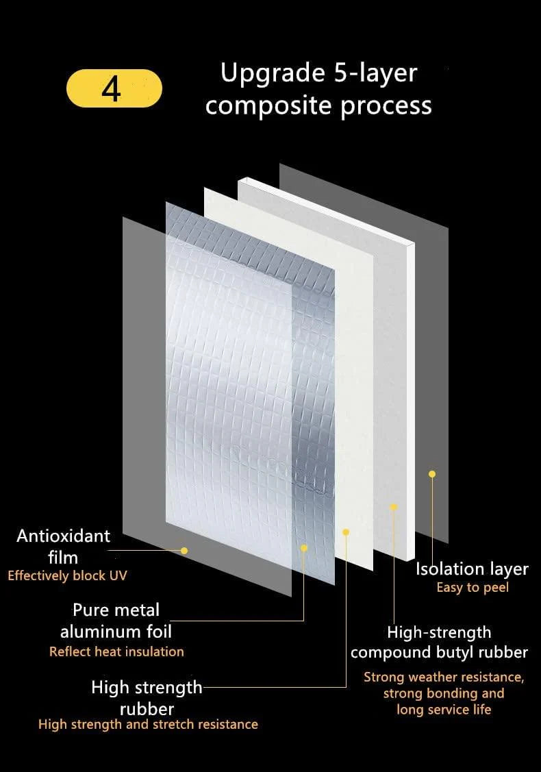 Waterproof Repair Aluminum Foil Tape shopbyte
