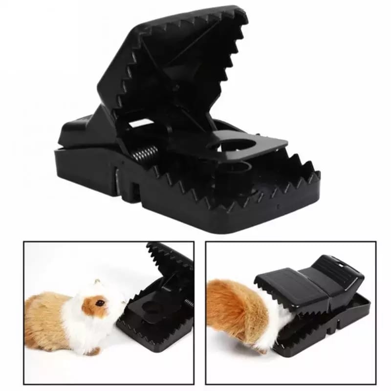 Mouse Catcher Trap Cage with Mouse Figure for Home, Kitchen, Room, Office, Indoor, Outdoor Mice Pest Control Reusable (1 Pc) Your Brand