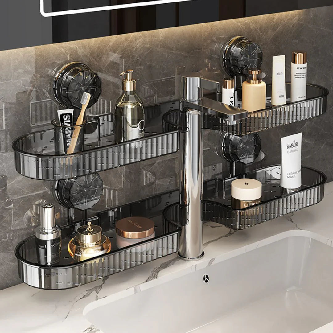 Universal Faucet Suction Shelf (Punch-Free)