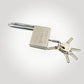 Multipurpose Solid 4 Keys Padlock 60 mm / 1 Pc)