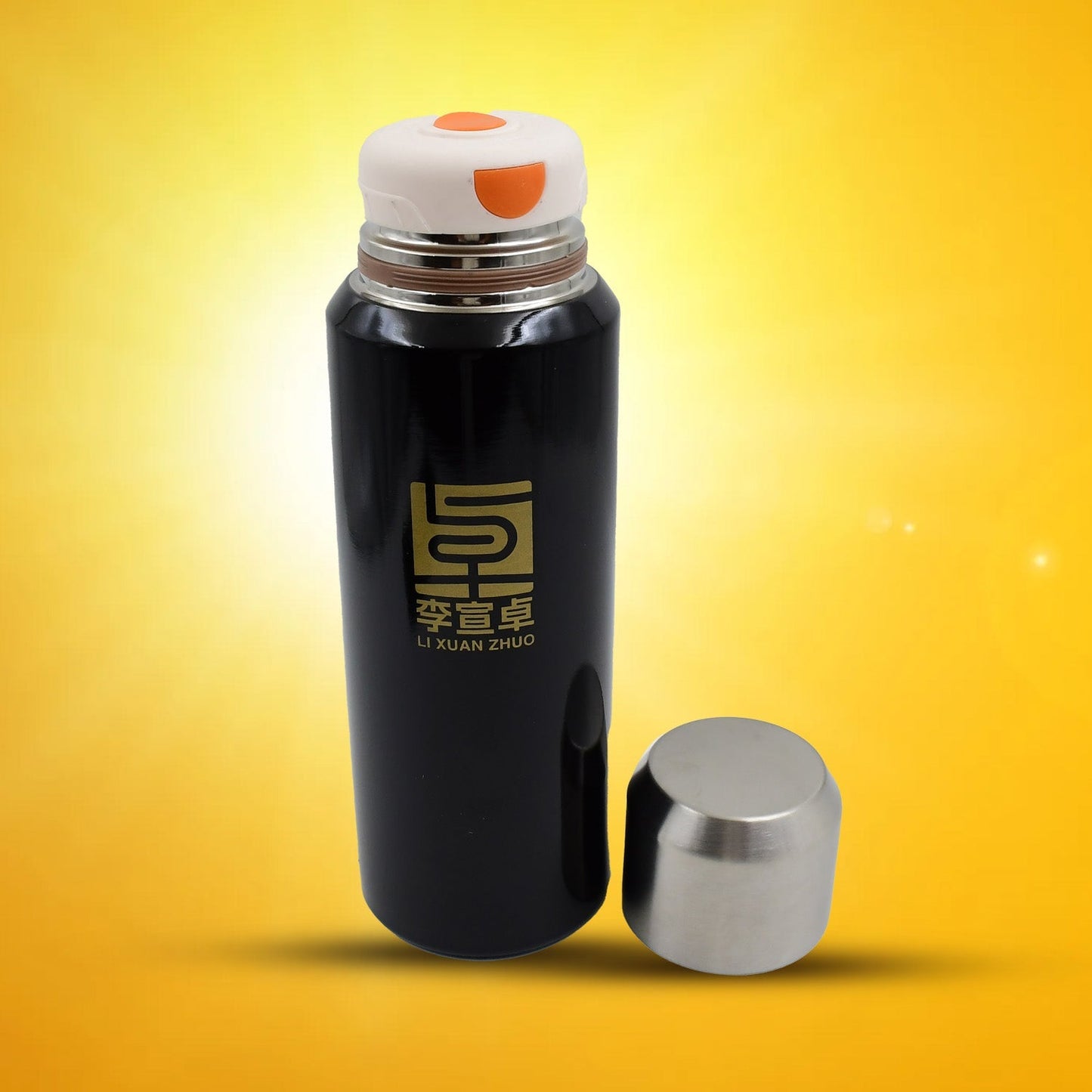 Double Walled Insulated Hot and Cold Water / Tea / Coffee Thermal Bottles (600 ML) Your Brand