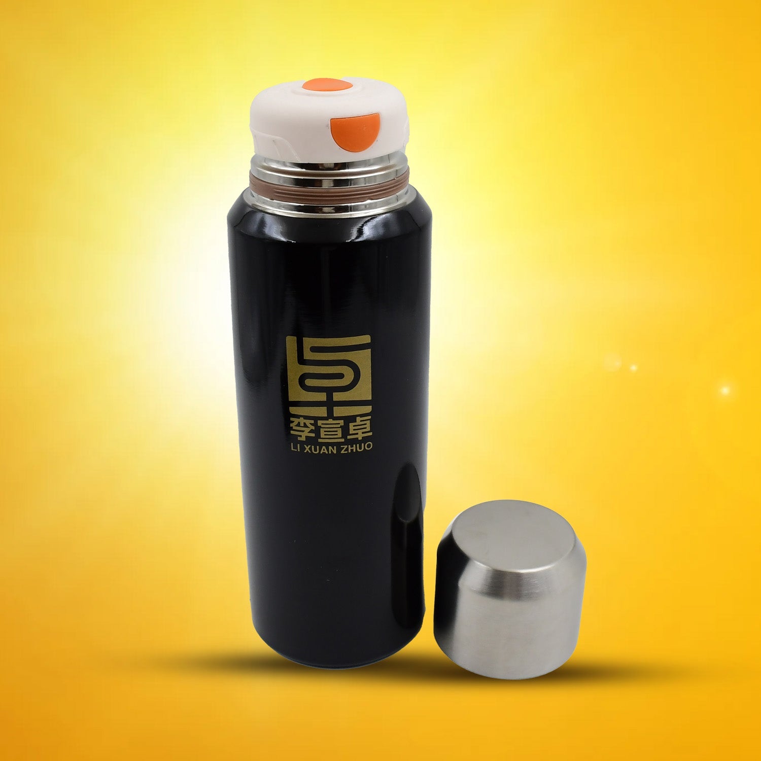 Double Walled Insulated Hot and Cold Water / Tea / Coffee Thermal Bottles (600 ML) Your Brand