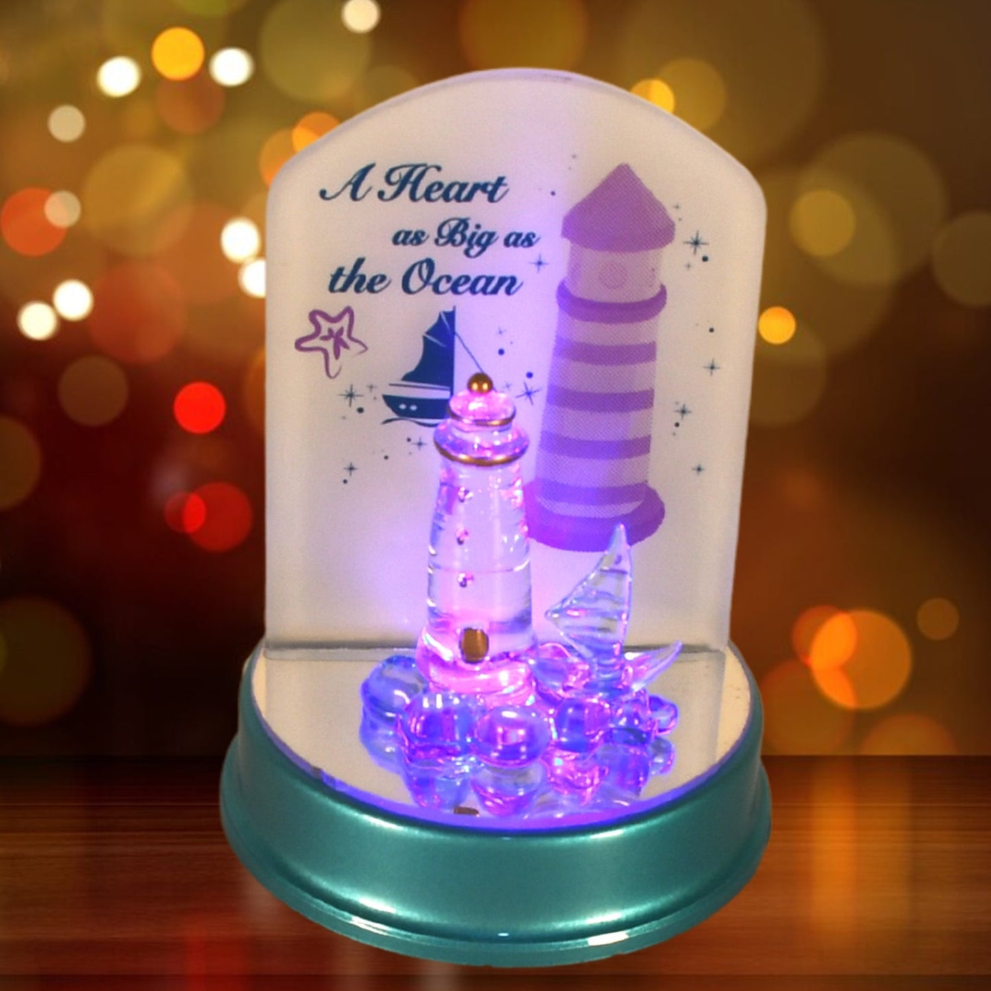 Cute Cartoon Lovely Gift Night Light, Multi-Color Light, Showpiece Valentine's Day Gift, Cute Anniversary, Wedding, Birthday, Unique Gift, Home Decoration Gift, Battery Operated (3 Battery Included) Your Brand