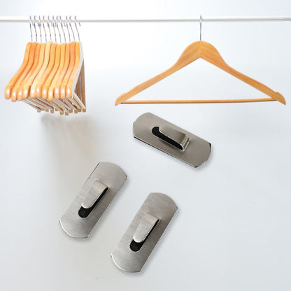 Self- Adhesive Hooks, Heavy Duty Wall Hooks Hangers Stainless Steel Waterproof Sticky Hooks for Hanging Robe Coat Towel Kitchen Bathroom and. Your Brand