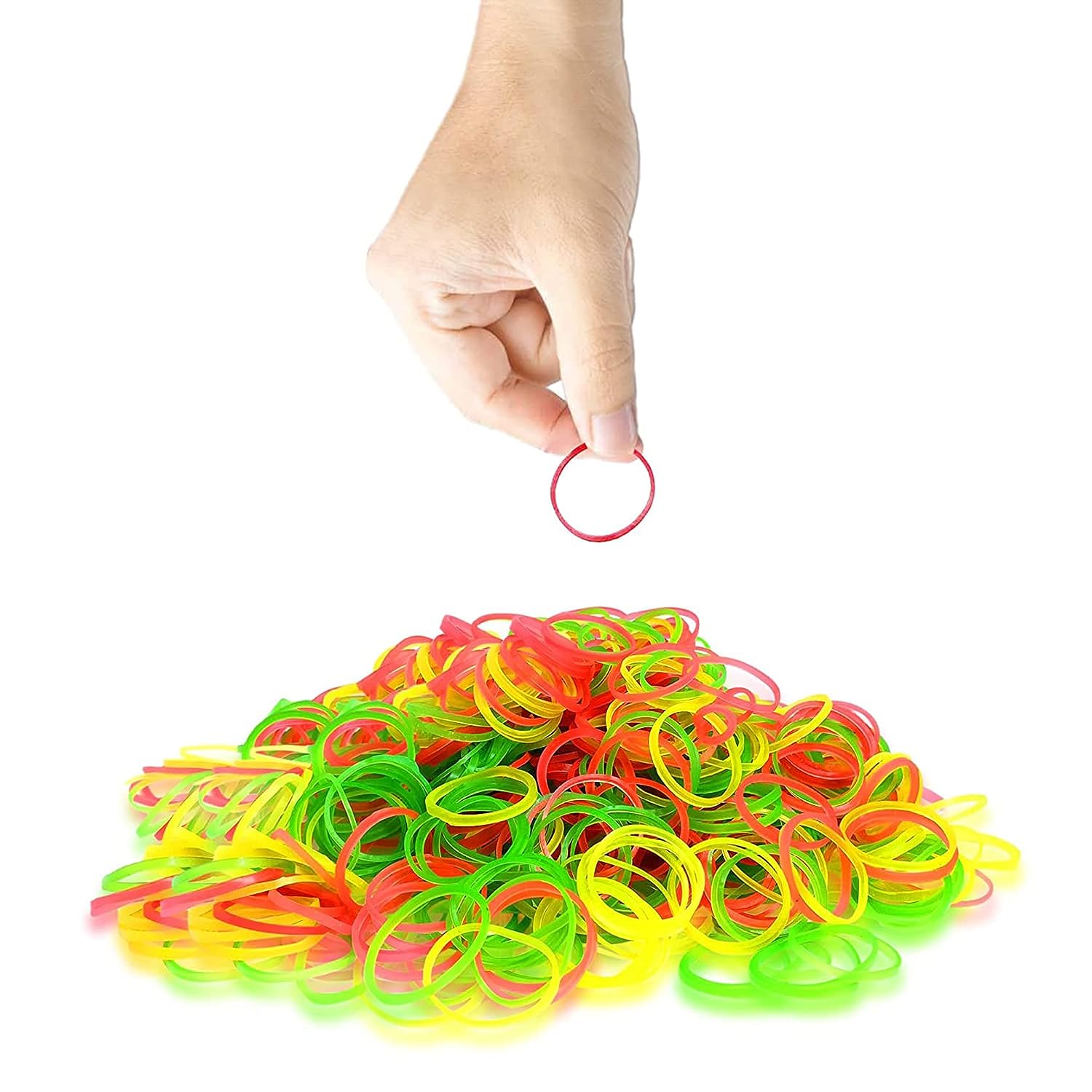 Strong & Reusable Rubber Bands: Multicolor for Office, Home & School (1.5 Inch 100 GM) Your Brand