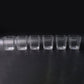 6pc Transparent Diamond Medium Serving Glass Set, Glass Set for Water, Juice etc
