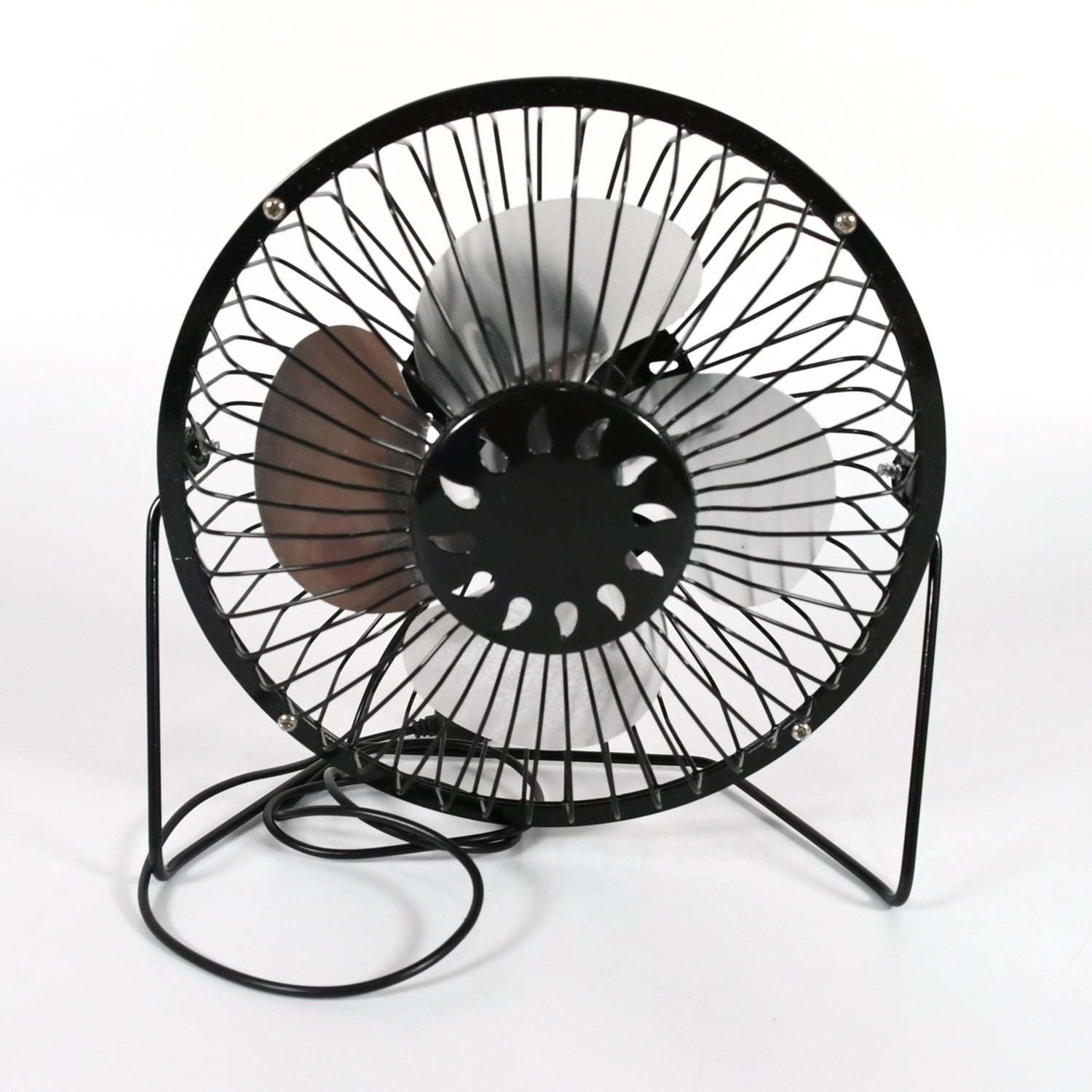 USB Table Desk Personal Metal Electronic Fan, Compatible with Computers, Laptops, Student Dormitory, Suitable For Office, School Use (1 Pc) Your Brand