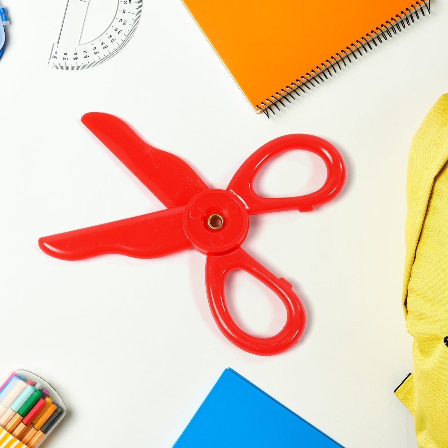 Plastic Child-Safe Scissor Set (50 Pcs Set) Your Brand