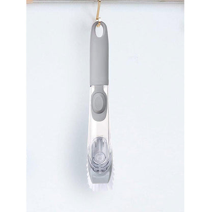 Home & Kitchen Cleaning Brushes, Scrubber, Soap Dispenser Scrub Brush for Pans Pots and Bathtub Sink (5 In 1) Your Brand