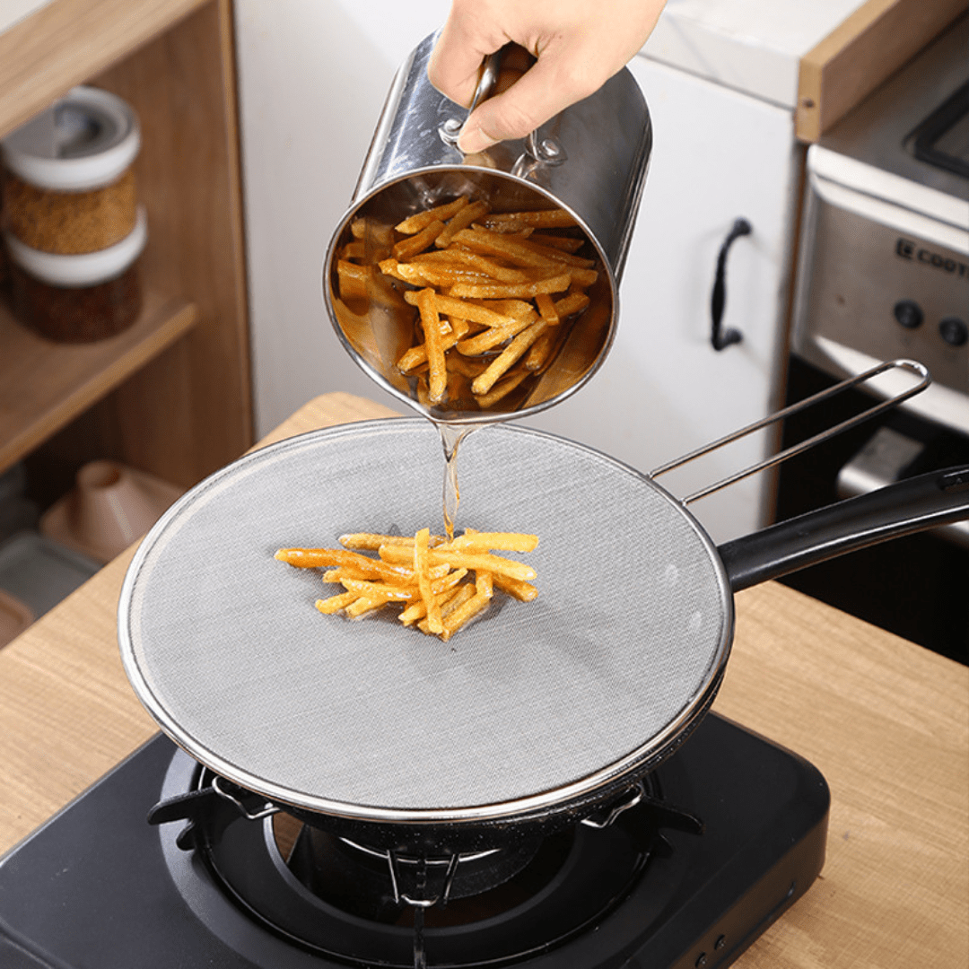 Fine Mesh Stainless Steel Oil Splash Guard