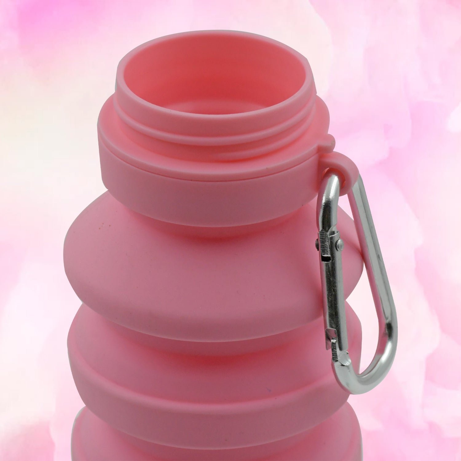 Foldable Water Bottle, Silicone Leak Proof Portable Sports Travel Water Bottle for Outdoor, Gym, Hiking (1 Pc / 24 cm Foldable) Your Brand