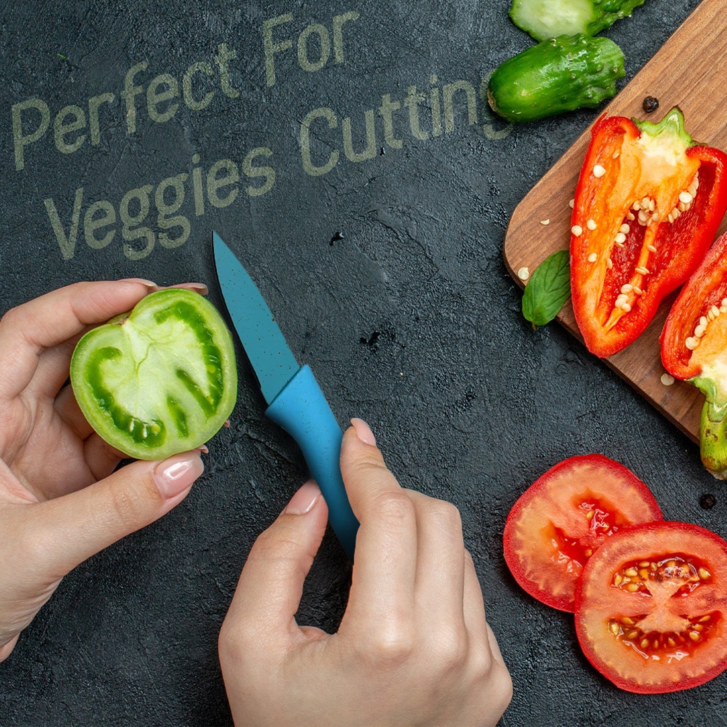 Corrugated 6Pc Kitchen Knife Set Professional Box Knife Set 6 Piece Forged Kitchen Knives with Box. Your Brand