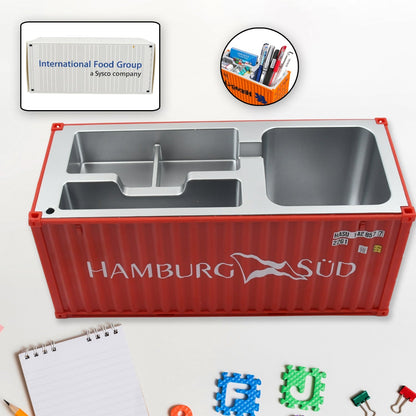 Shipping Container Pen Holder Shipping Container Model Pen Name Cardholder Simulated Container Model For Business Gift Your Brand