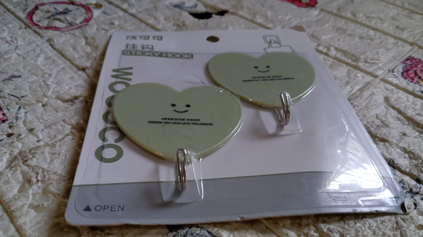Strong Self-Adhesive Hooks (2 Pc): Heavy Duty, Waterproof, All-Purpose Your Brand