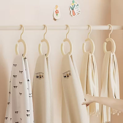 Multi-Purpose Round Hook Hanger for Wardrobe (Random Colors)