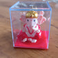 Decorative Small Lord Ganesh Idol in Transparent Case (1 Pc)