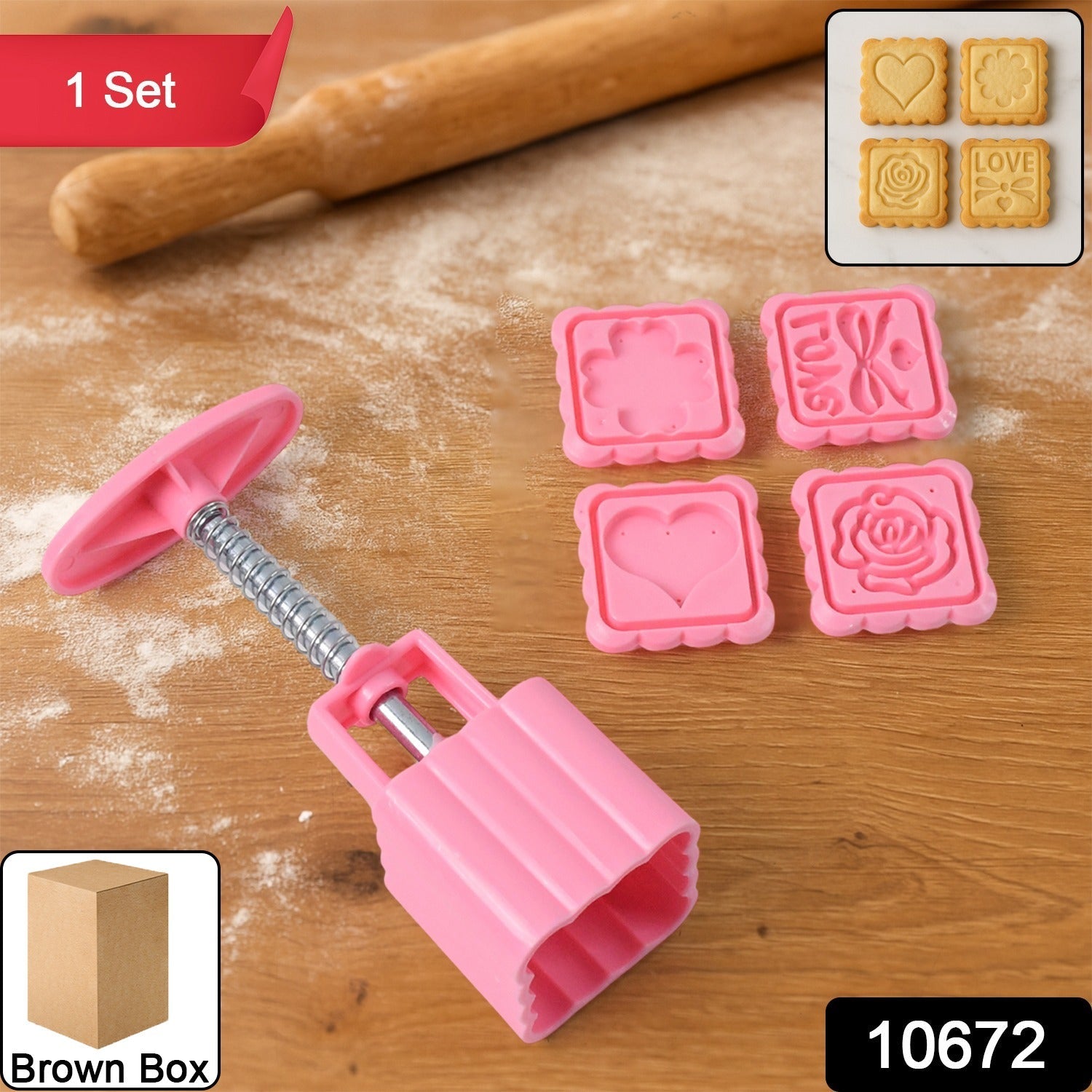 Biscuit Stamp Mold Set