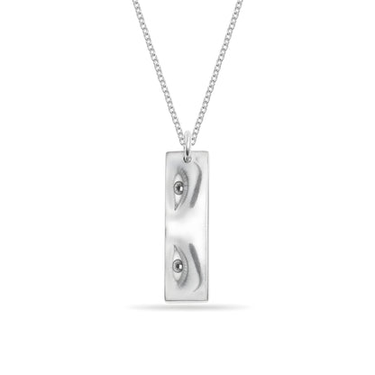 Custom Engraved Eye Pendant Necklace - Personalized Jewelry For Women  Unique Photo Pendant Gift For Birthdays  Anniversaries Wukusy