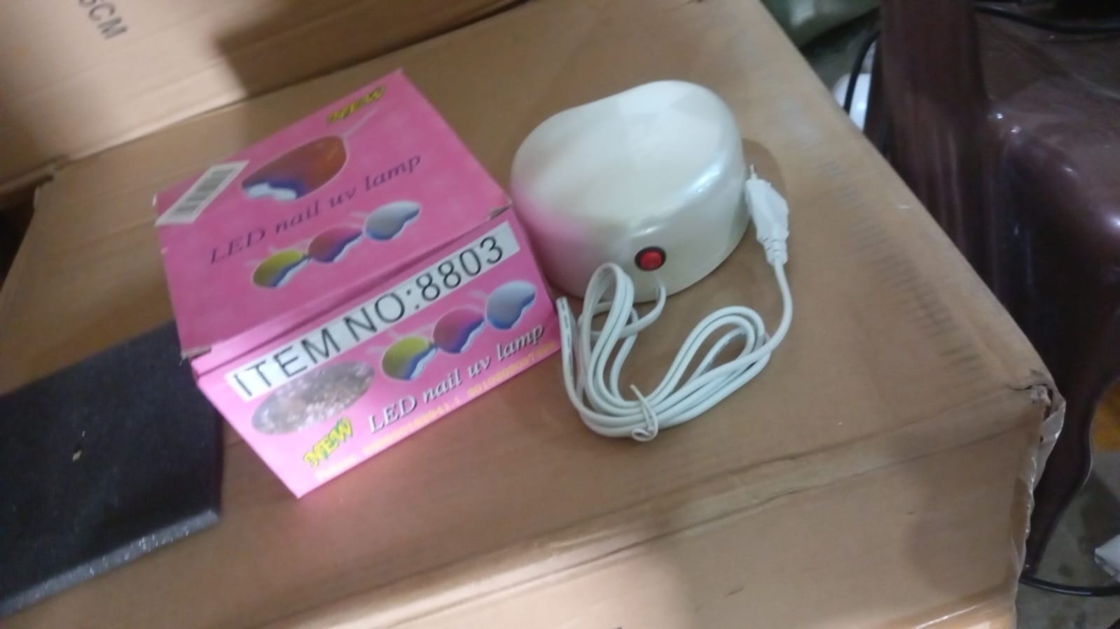 LED UV Lamp Nail Dryer Gel Nail Lamp Nail Curing Lamp (1 Pc) Your Brand
