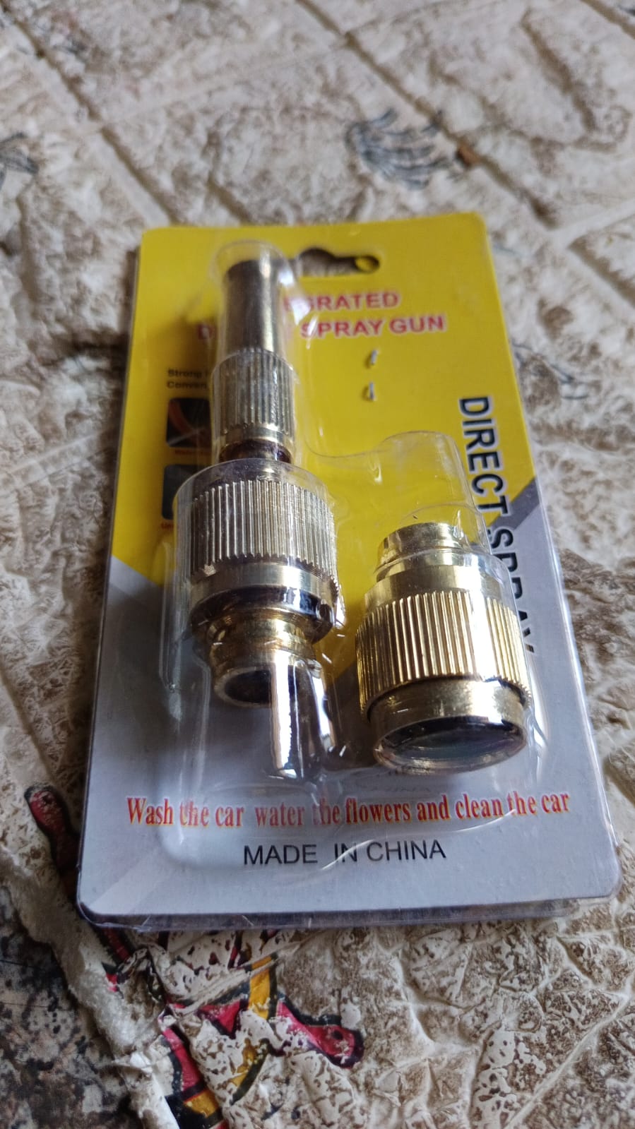 water spray nozzle for water pipe booster nozzle for car wash nozzle with high pressure water adjustable brass nozzle water spray gun for gardening watering tools Your Brand