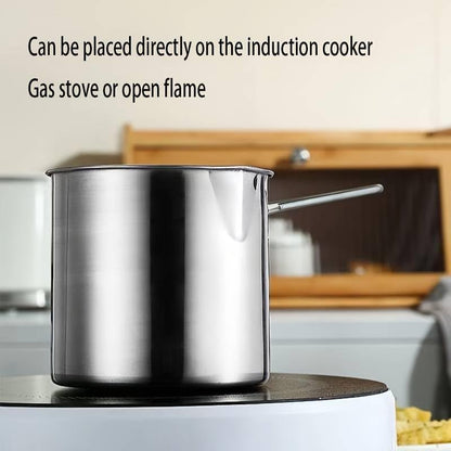 Stainless Steel Deep Fryer Pot with Oil Filter Basket