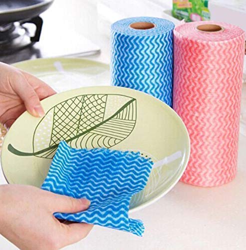 Reusable Kitchen Towel Roll for Dish Cleaning – Absorbent, Eco-Friendly & Tearable
