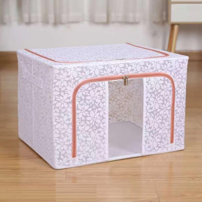 Foldable Wardrobe Storage Box with Window (66L)